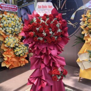 Lẵng hoa chúc mừng tại eakar